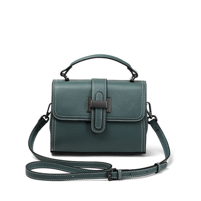 NIVANOO | Sac porté travers en cuir véritable