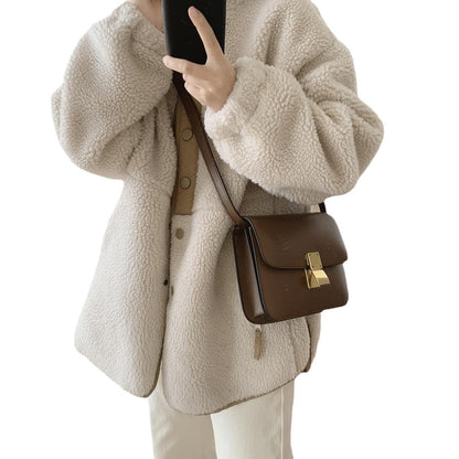 NIVANOO | Manteau Douillet en Laine d’Agneau