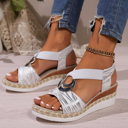 Ease™ | Sandales orthopédiques femme à maintien souple et design chic