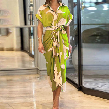 NIVANOO | Robe Chemise Ceinturée