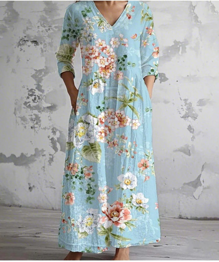 Camille™ | Robe Femme Élégante & Confort Naturel pour l'Été